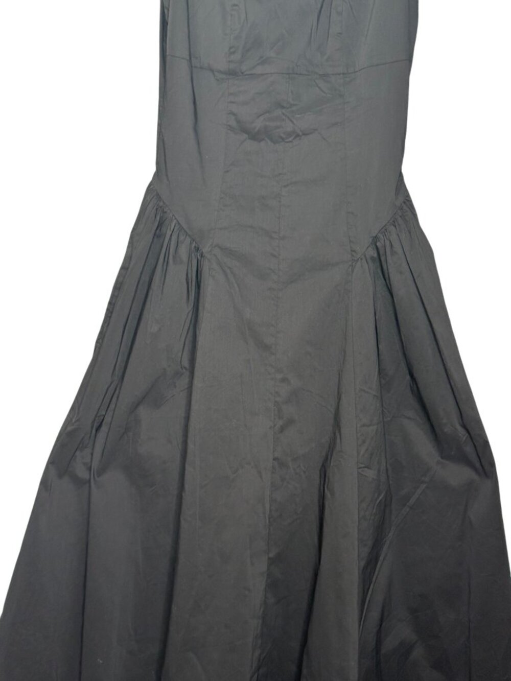 NIA Daisy Fit & Flare Black Midi Dress. Sz: XS - Picture 6 of 13